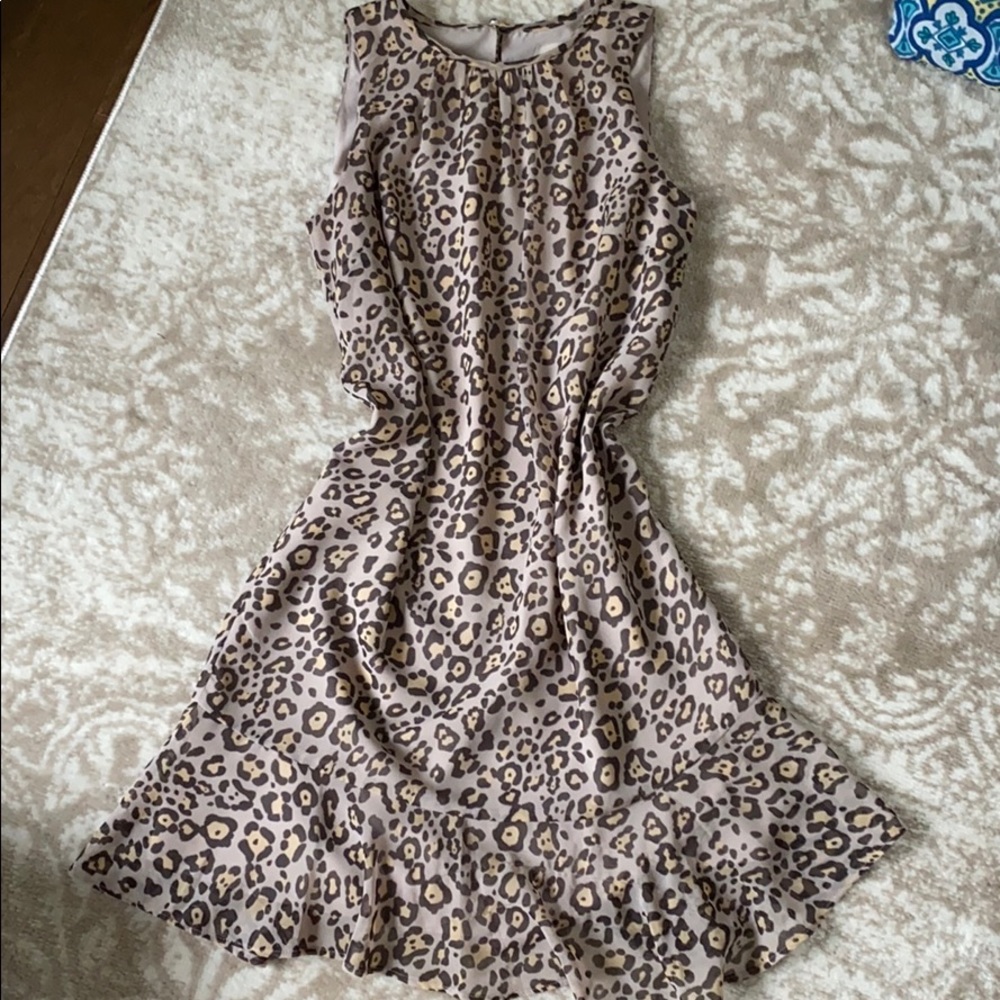 Loft leopard print dress